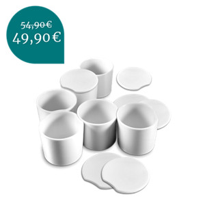 6 Varoma® Förmchen mit Deckel von Seltmann Weiden