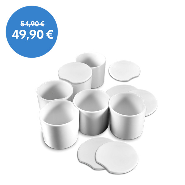 6 Varoma® Förmchen mit Deckel von Seltmann Weiden