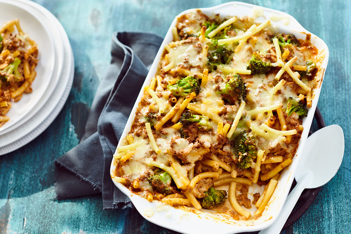 Brokkoli-Hackfleisch-Auflauf mit dem Thermomix® Friend®