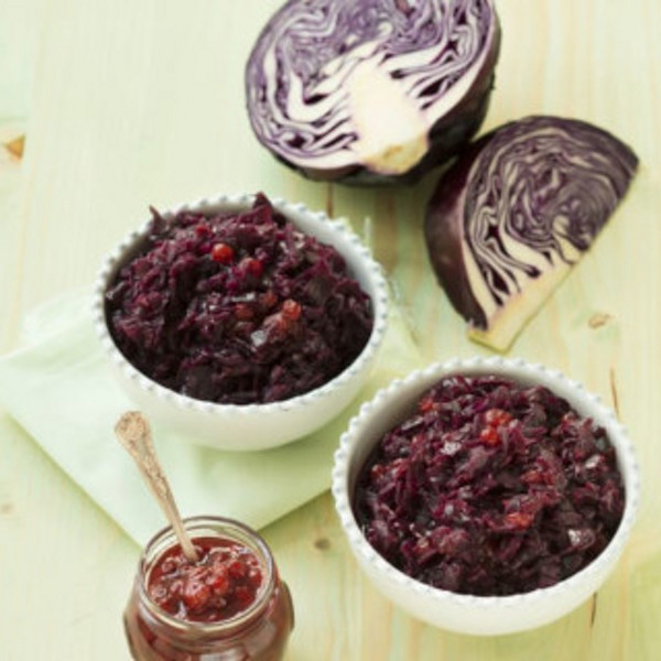 Rotkraut als Beilage für Braten