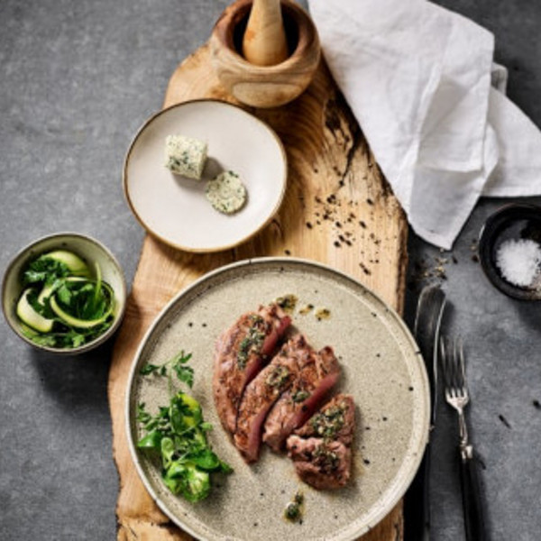 Saftige Rindersteaks Sous-vide gegart