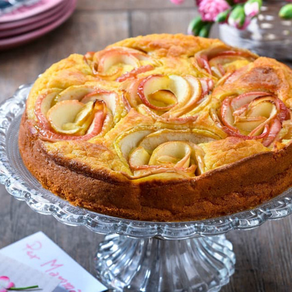 torta di rose di mele