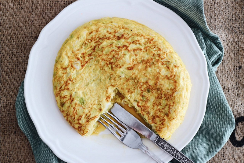  Thermomix® Thermomix® por el mundo recetas tortilla de bacalao y puerros en Thermomix® 2