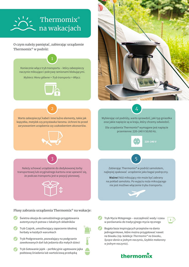 ulotka Thermomix na wakacjach 