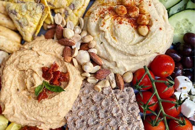un picoteo de hummus con thermomix 1