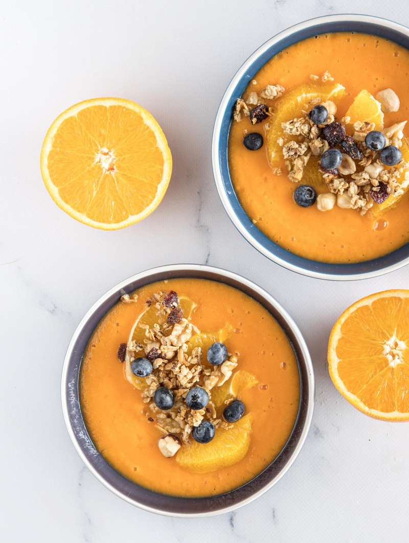  Thermomix® Thermomix® por el mundo recetas un smoothie bowl de naranja en Thermomix® 1