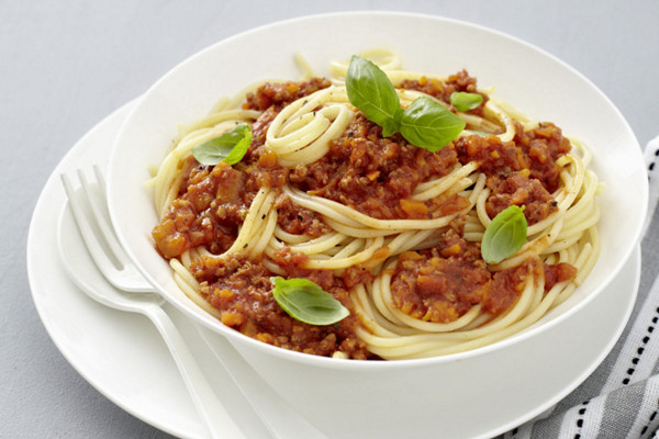 Leckere vegane Soja-Bolognese aus dem Thermomix®
