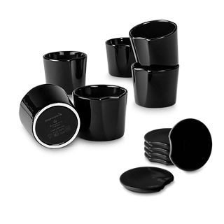 zestaw porcelanowe czarne foremki przykrywk thermomix przystawka varoma tm6 vorwerk