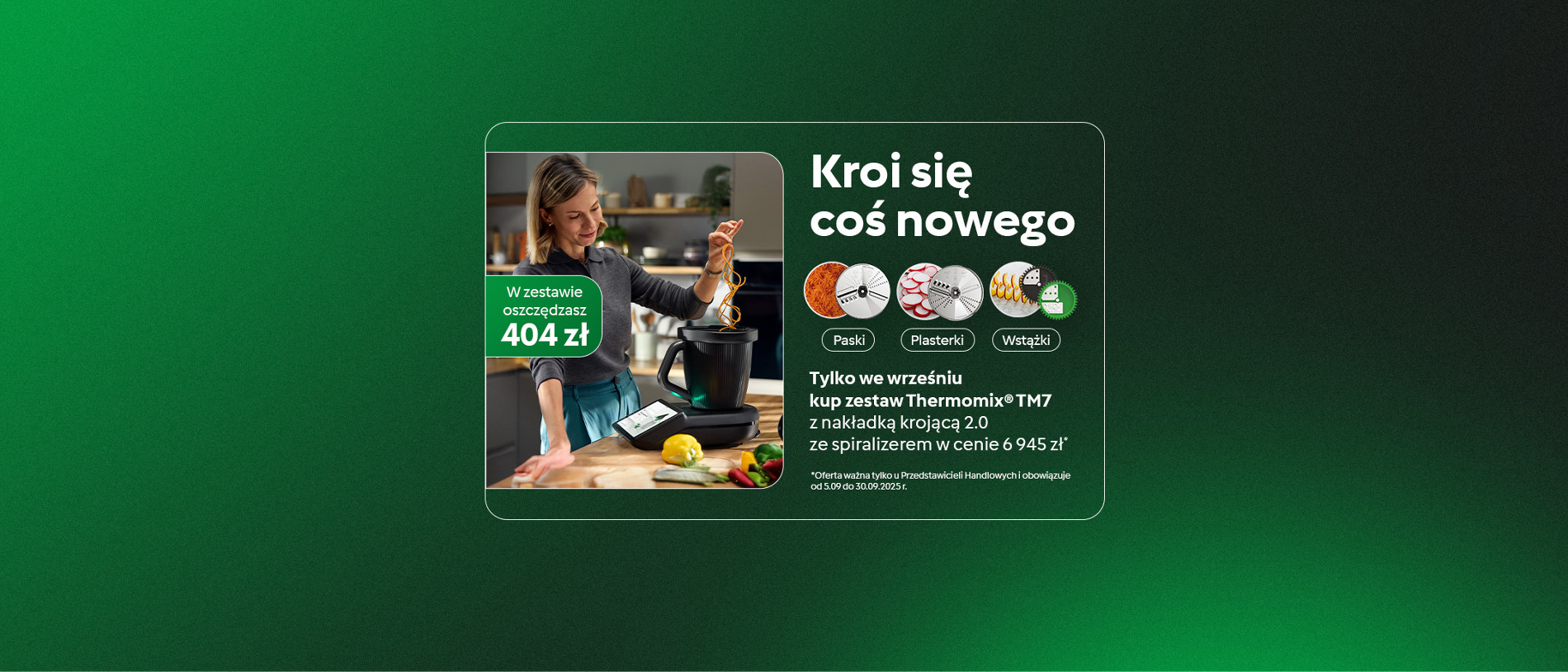 Umów się na prezentację z Przedstawicielem Handlowym Vorwerk Polska.